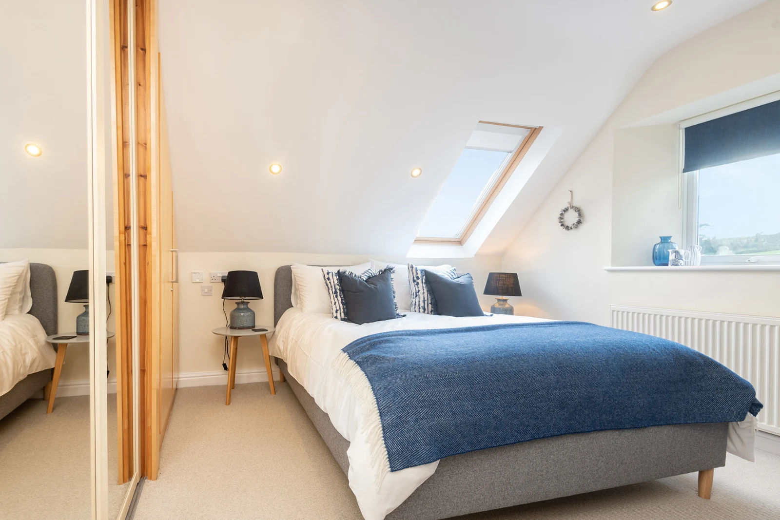 The master bedroom also enjoys fabulous views of the estuary.