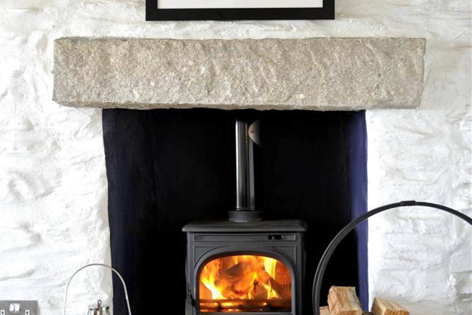 The cosy woodburner stove
