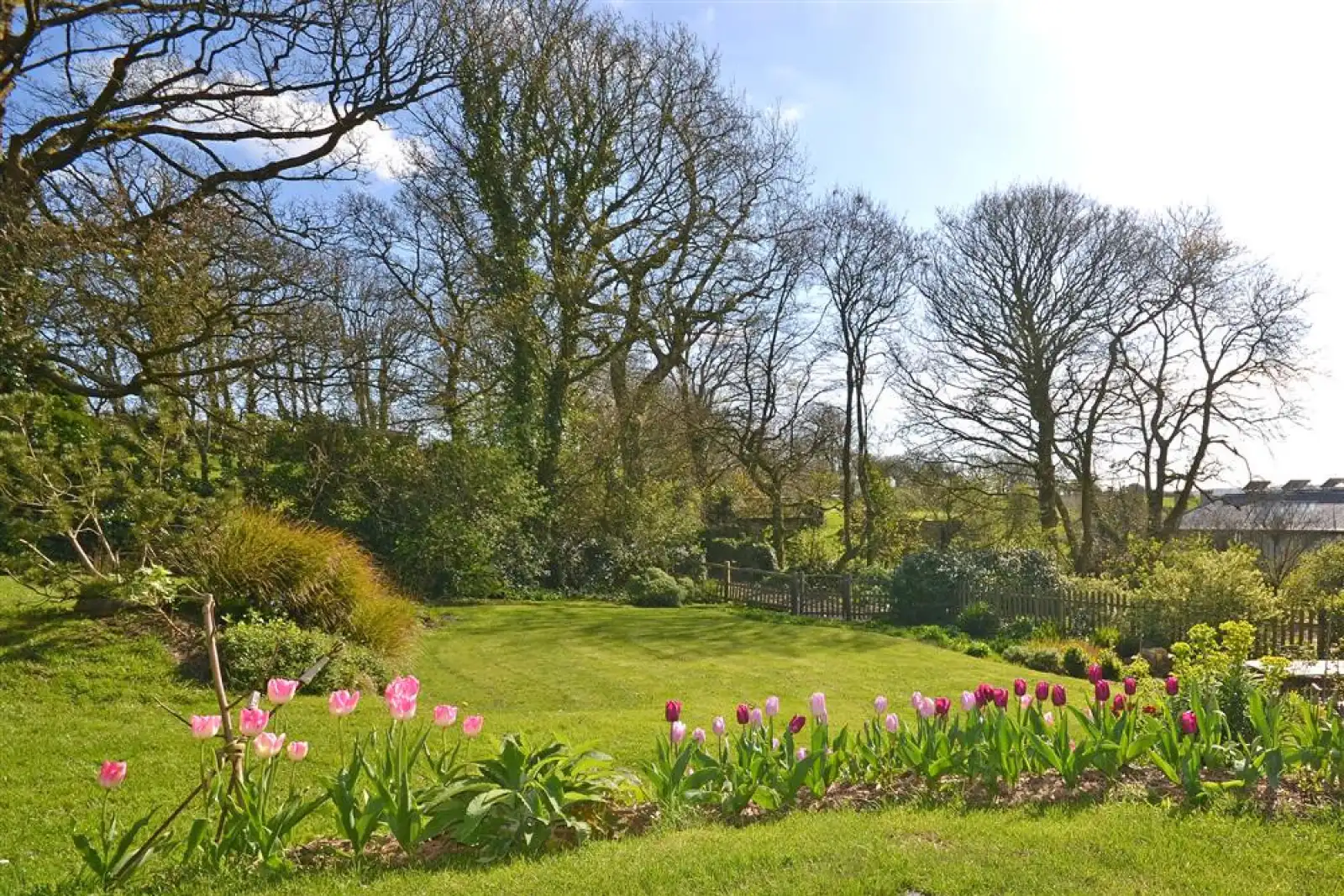 The lovely country garden.