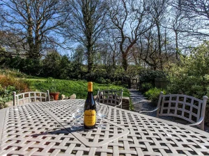 Lovely views over the beautiful country gardens.