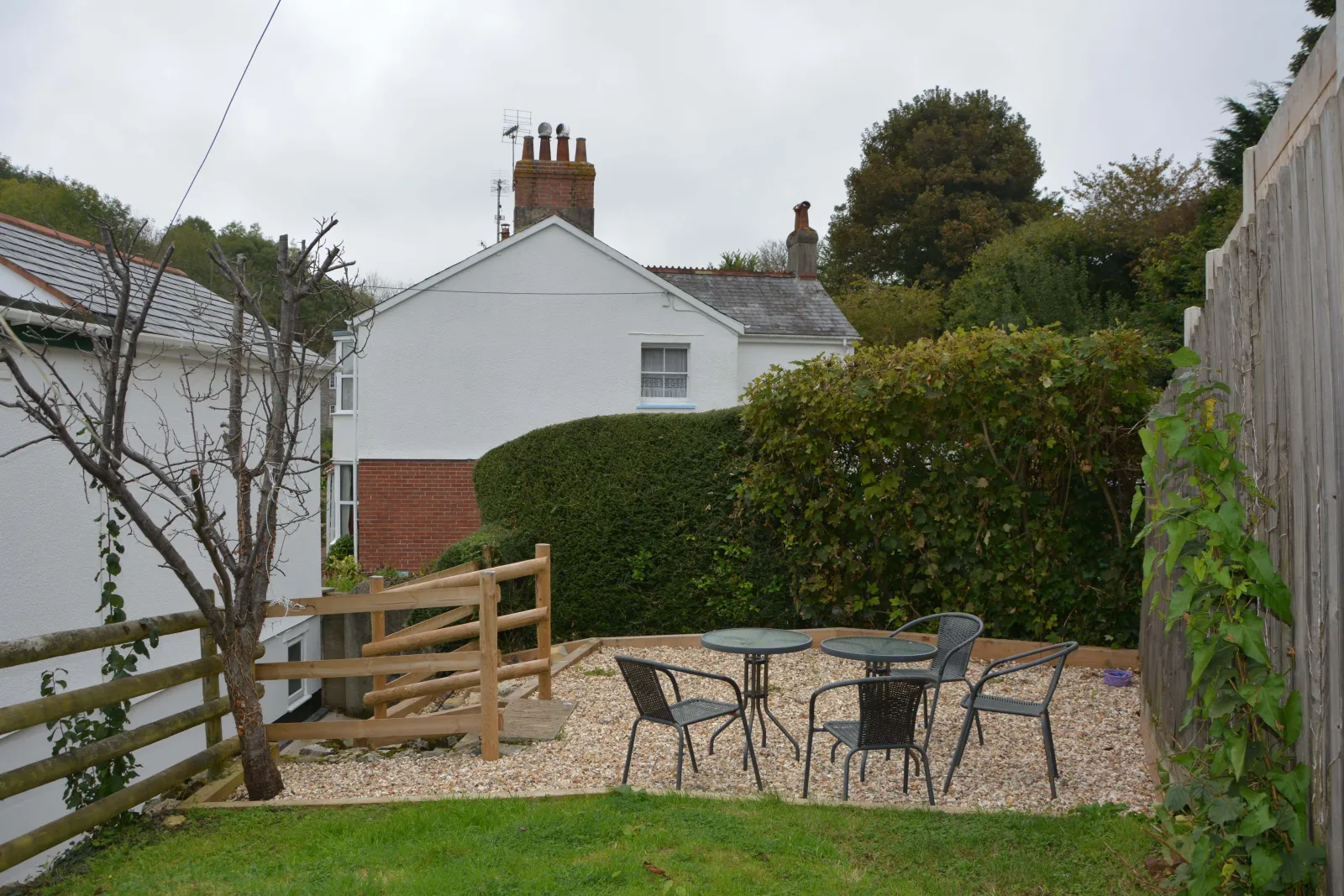 Outdoor area for dining al fresco