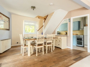 The dining area