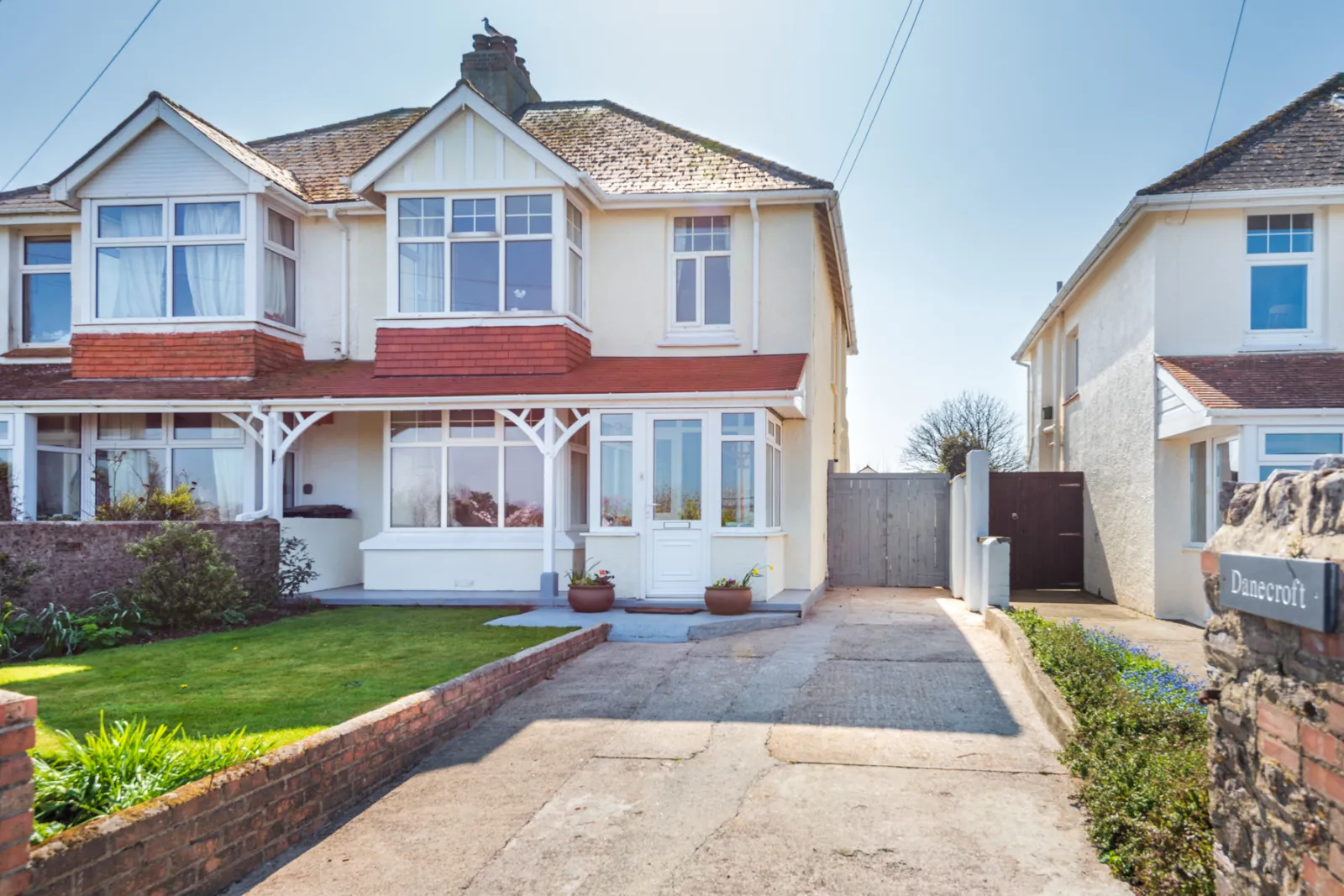Danecroft has off-road parking for 2 cars and a lovely front garden area.