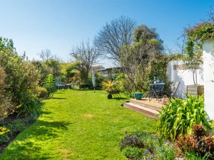 The beautiful rear garden.
