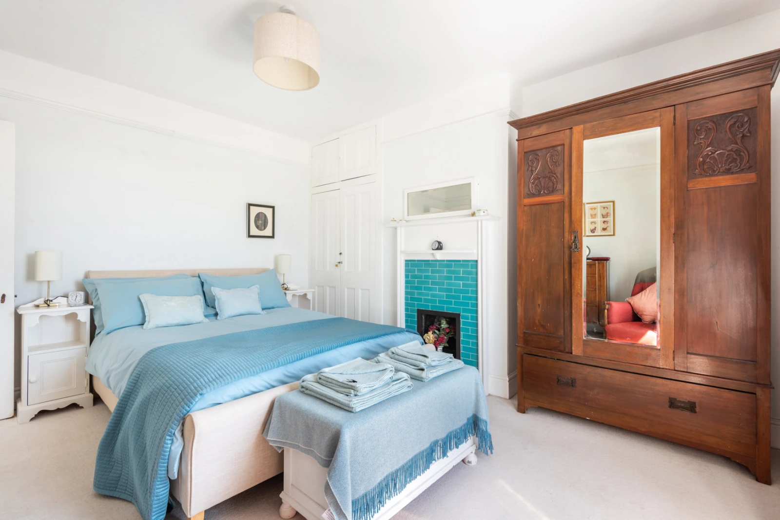 The master bedroom.