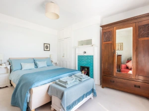 The master bedroom.