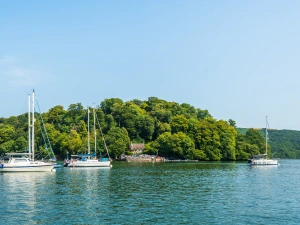 Views towards Greenway Quay