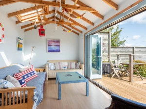 Studio sitting room with bi-fold doors