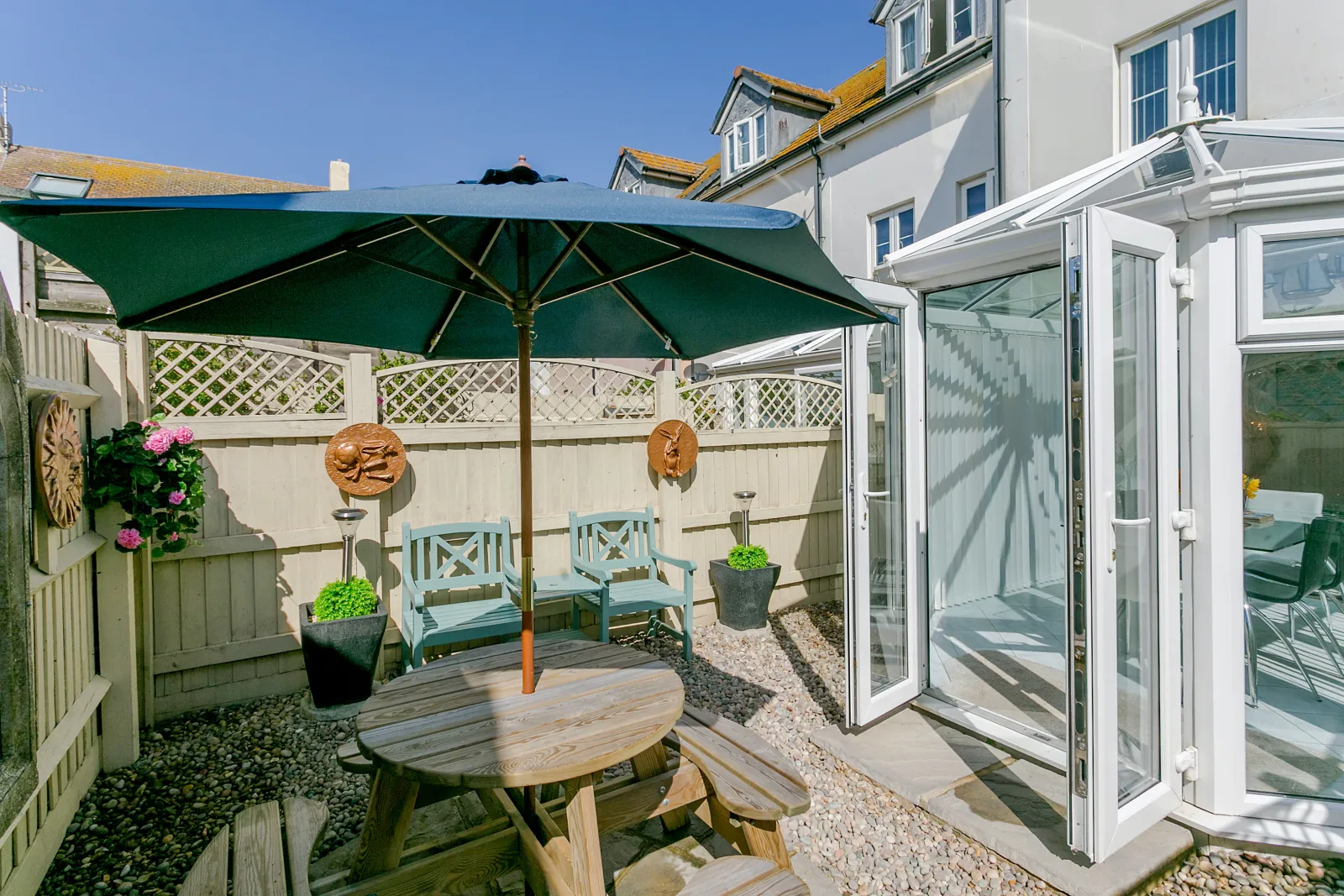 Patio and seating