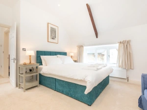 The master bedroom in Windfalls 
