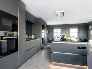 The stylish contemporary kitchen