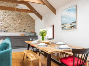 The dining area 