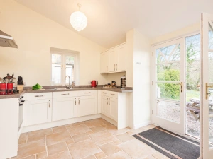The modern kitchen 