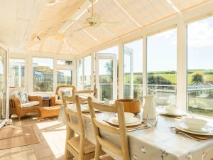 The sunny conservatory 
