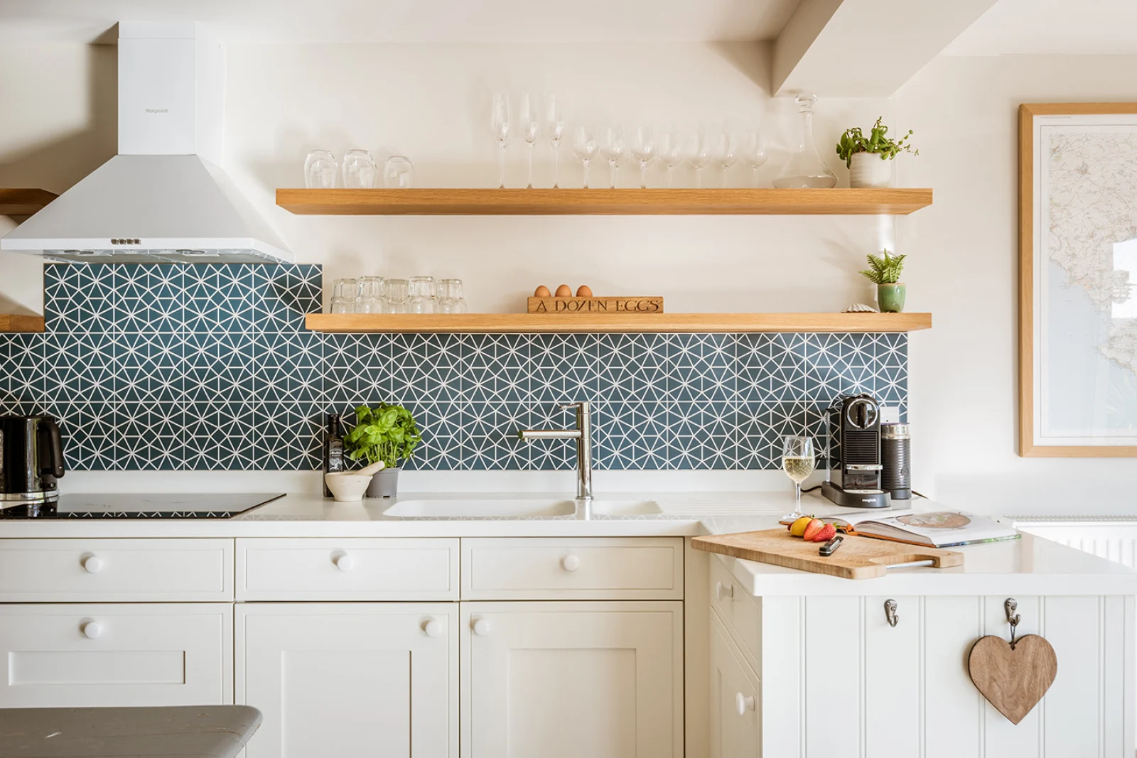 A closer look at the kitchen 