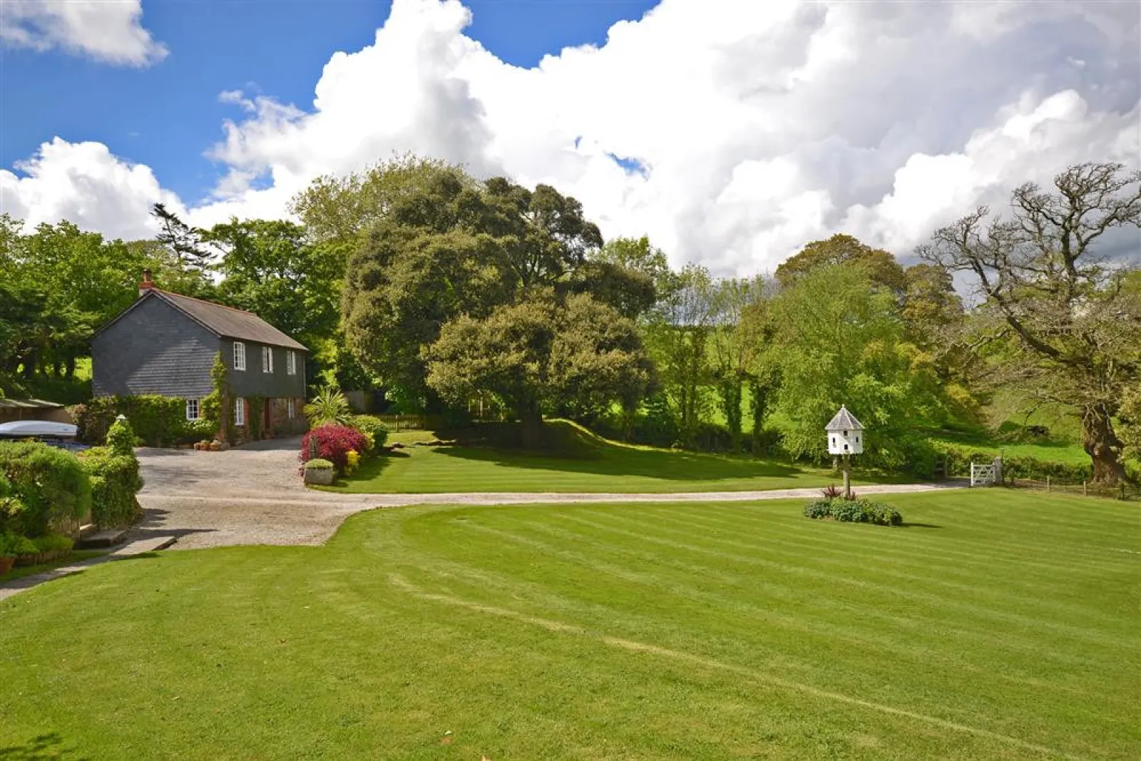 Extensive grounds.