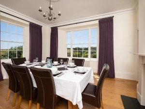 The formal dining room with plenty of space for making every meal special.