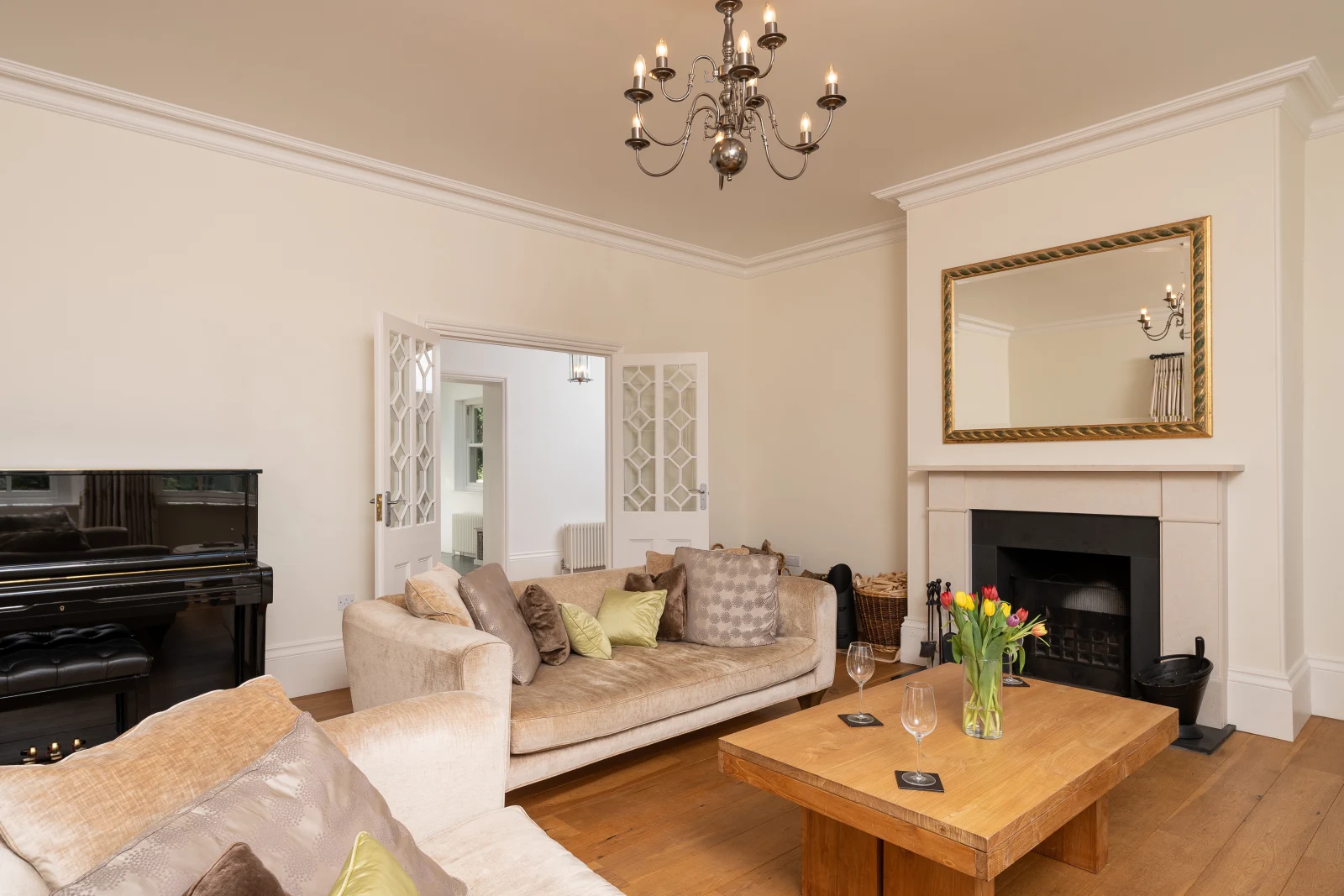 An open fire and piano also awaits you.