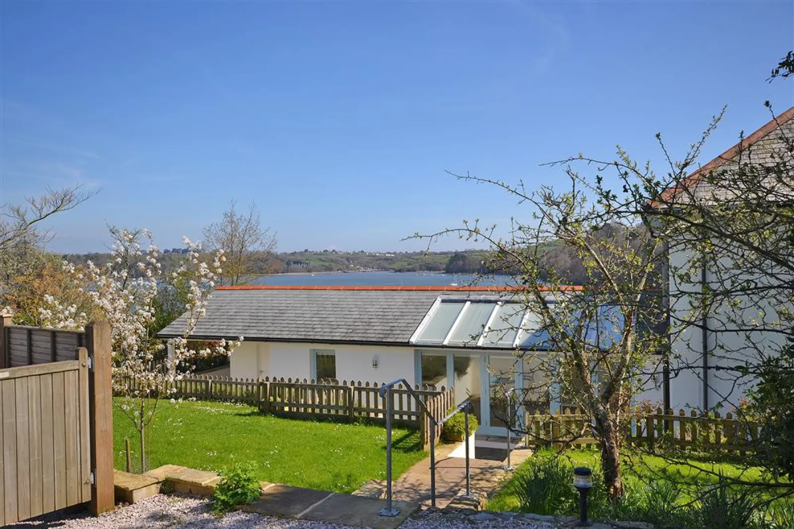 View of the River Dart from the garden.
