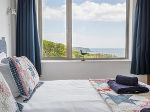 Sea scenes from the bedrooms too!