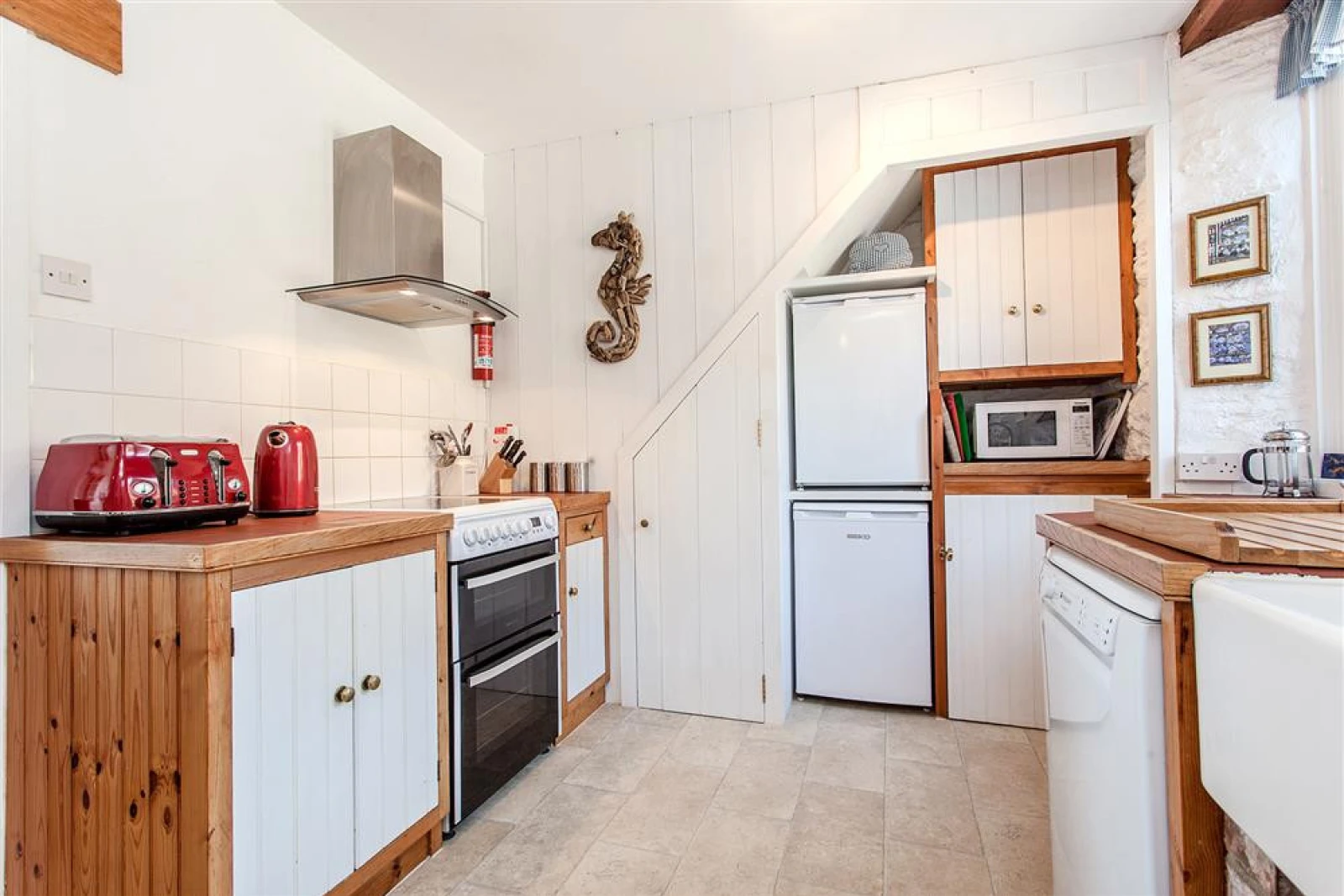 The traditional cottage kitchen.