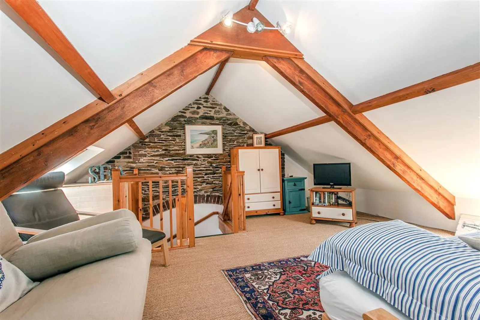 The loft sitting room.