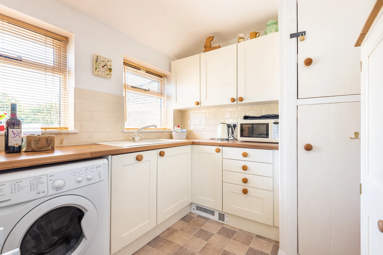 Another view of the well equipped kitchen