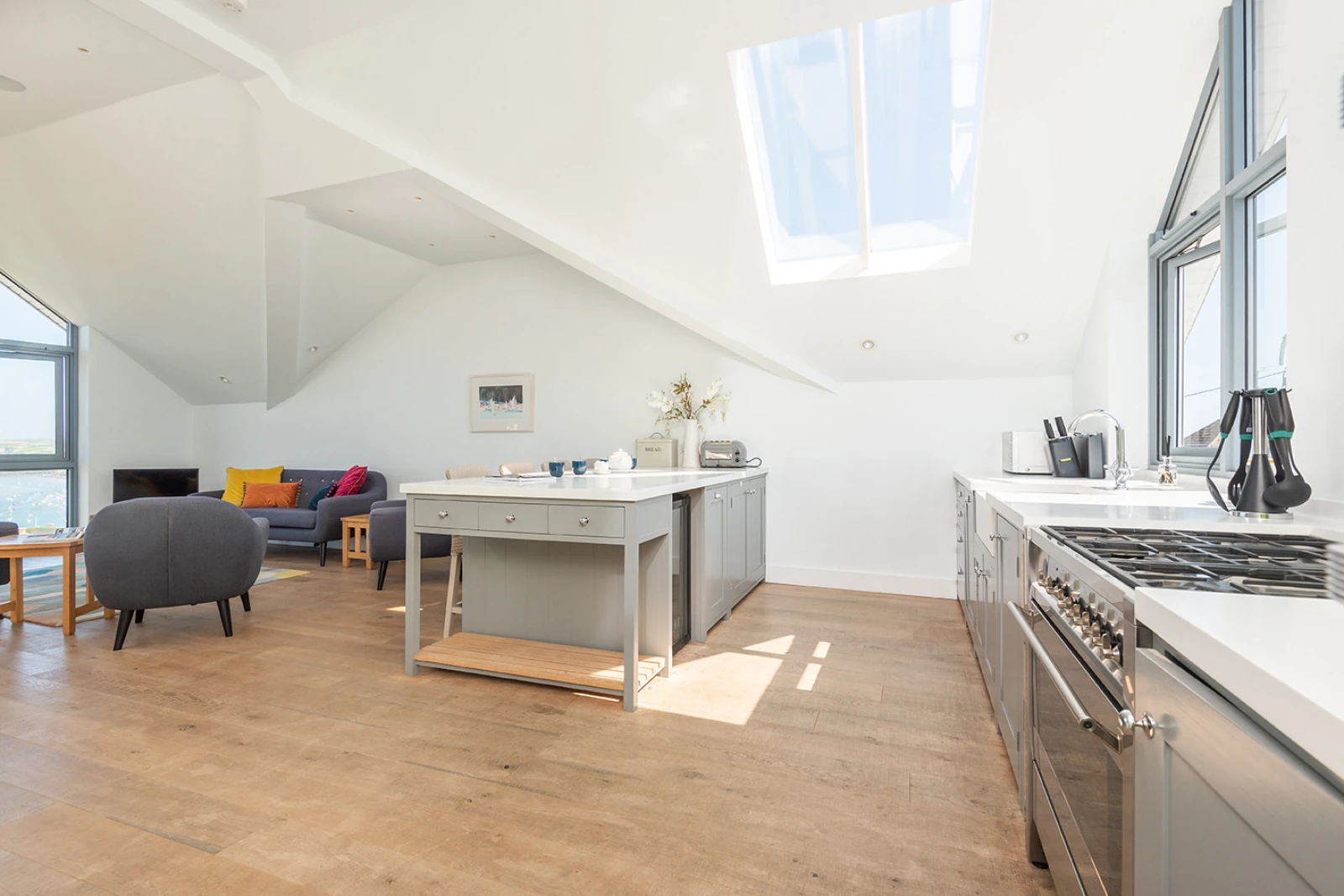 The kitchen 