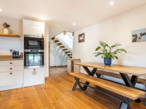 Spacious kitchen dining space