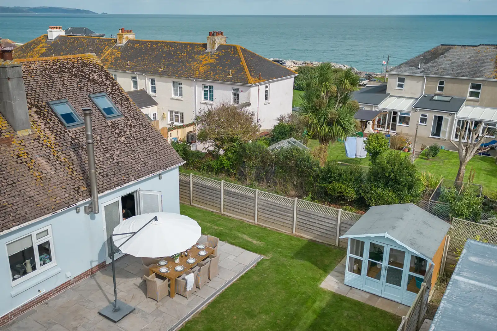 Another shot of Middlecombe showing how close it is to the sea.