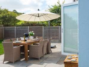 The lovely terrace