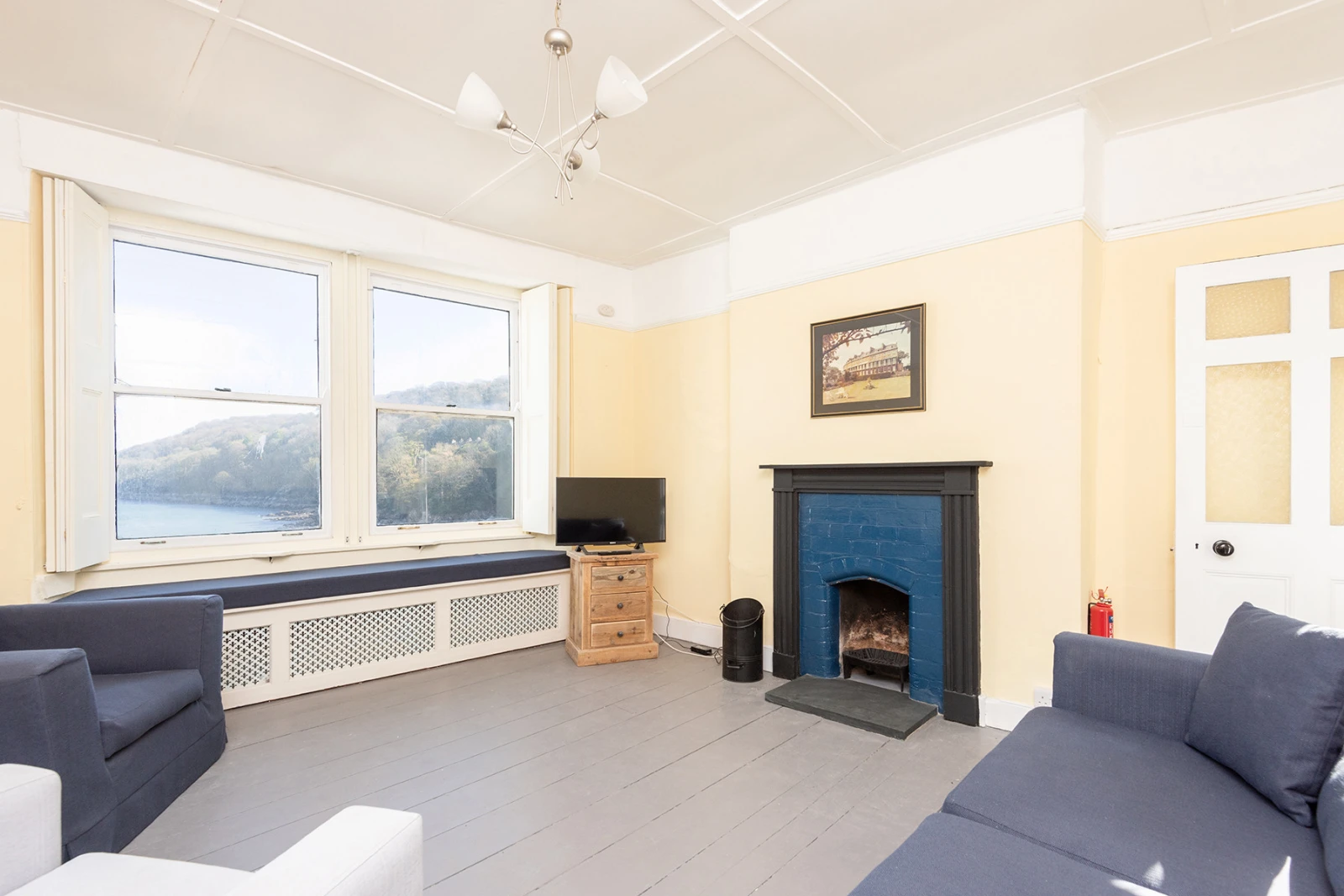 The lounge with spectacular views