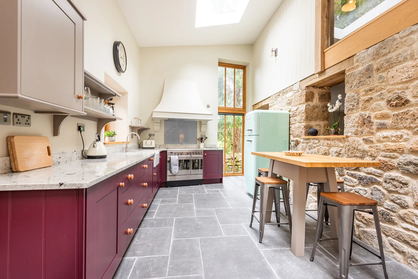 Large fully-fitted kitchen