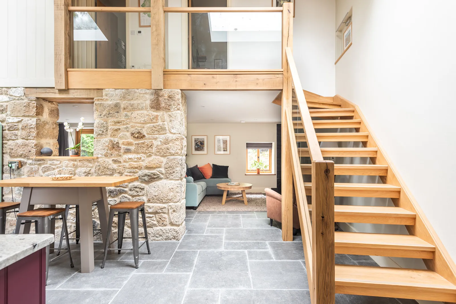 Stairs to first floor