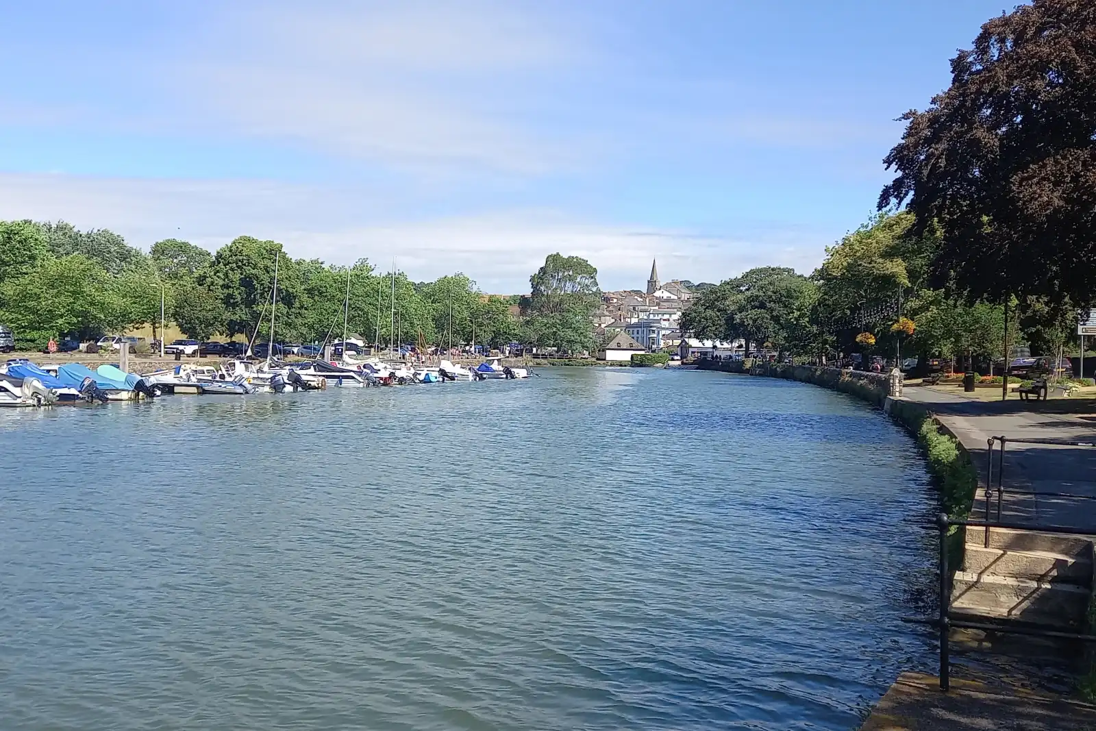 Scenic strolls along the estuary within the town