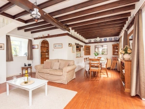 The large living space next to the kitchen complete with an additional table for those big group meals such as Christmas
