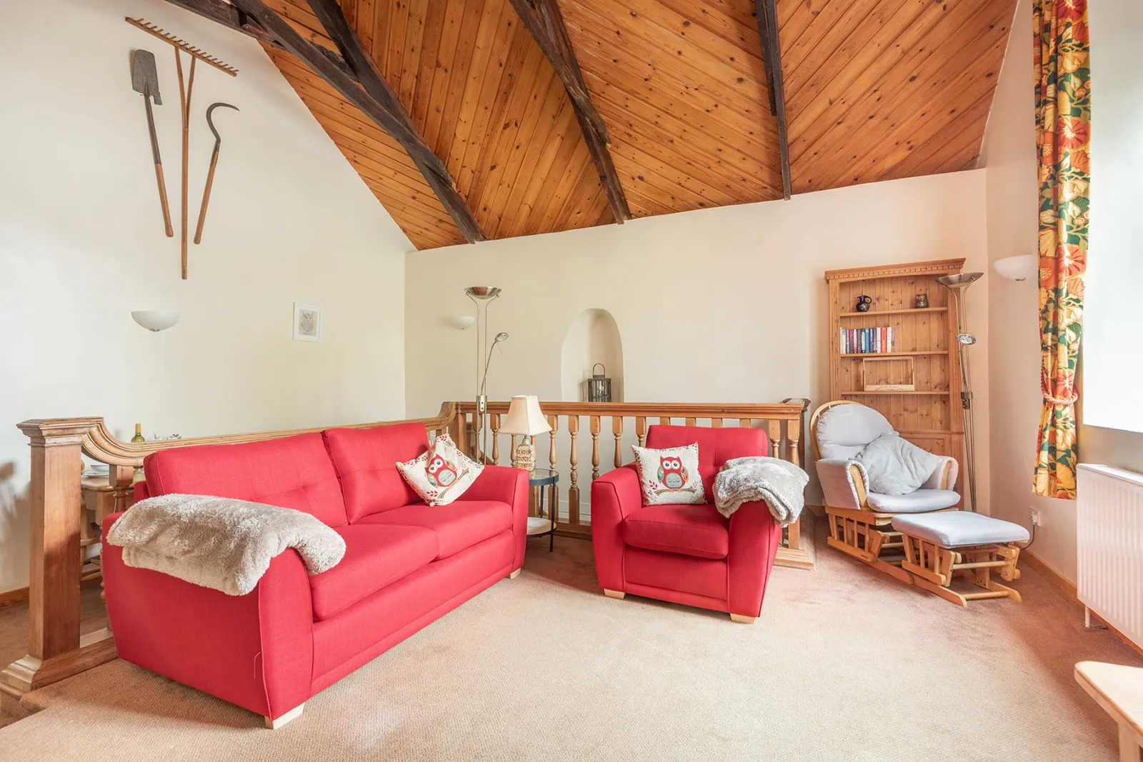 The light living room 