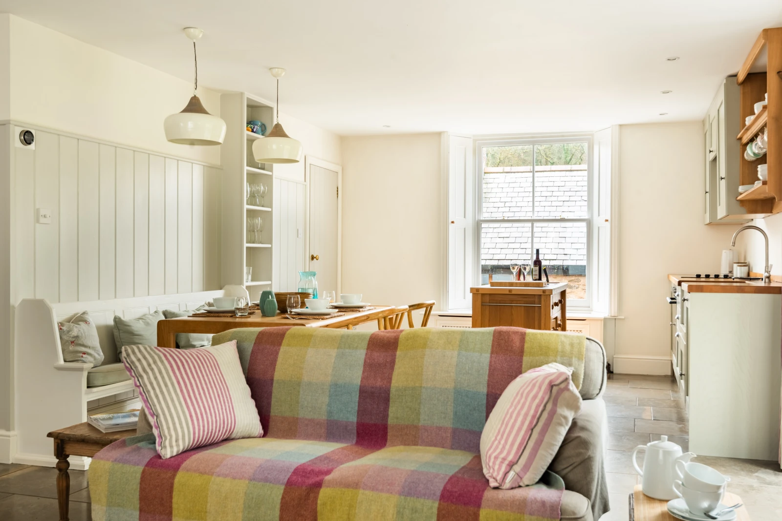 Open plan living area
