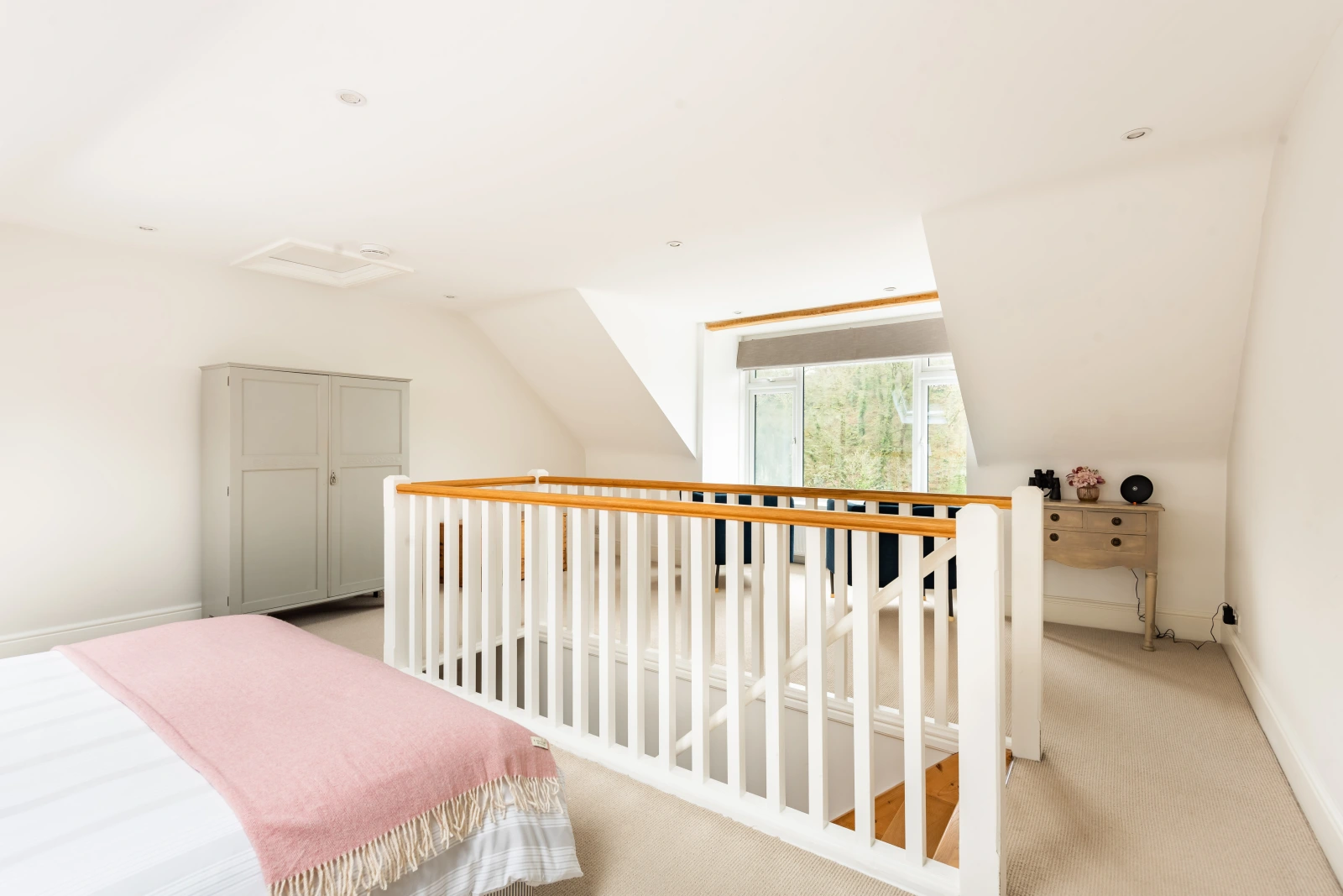 The top floor double bedroom
