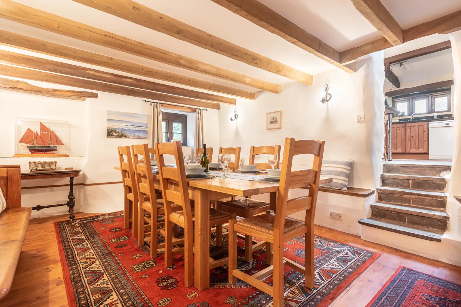 The separate dining room