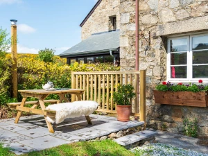 Lovely outside seating 