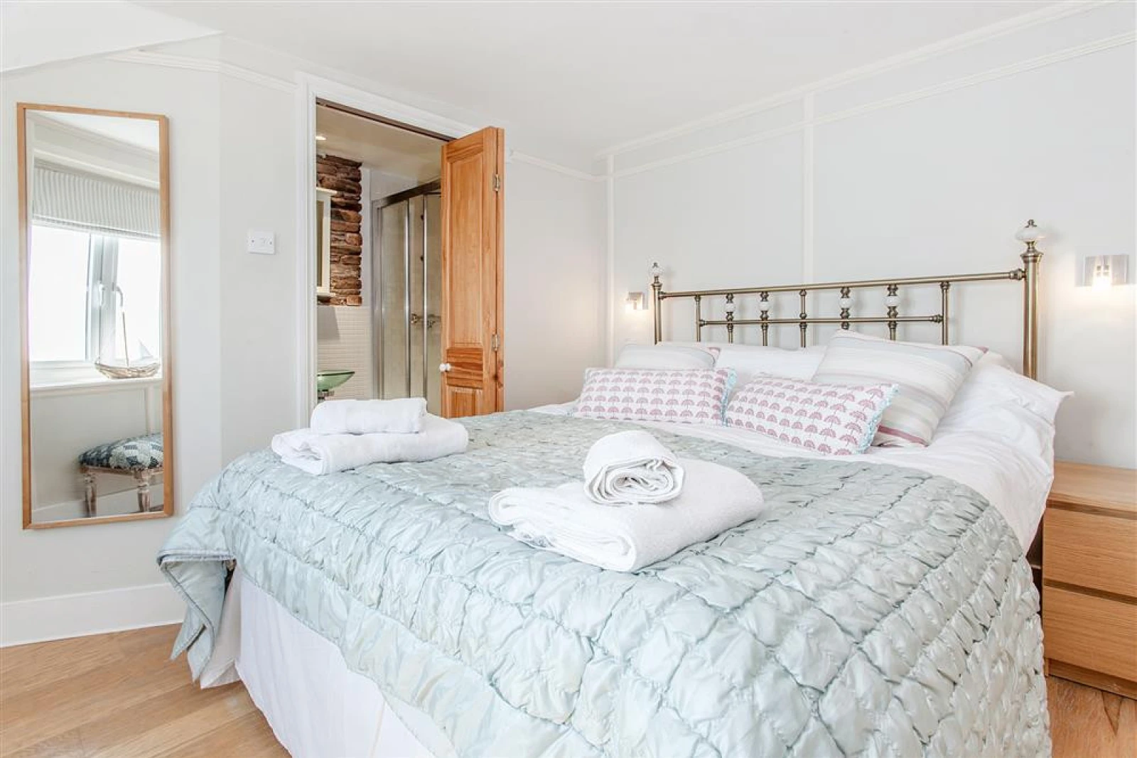 The master bedroom with en suite in Upper Reeds.