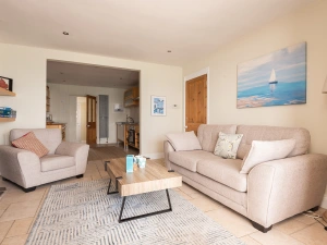 The lounge area on the ground floor