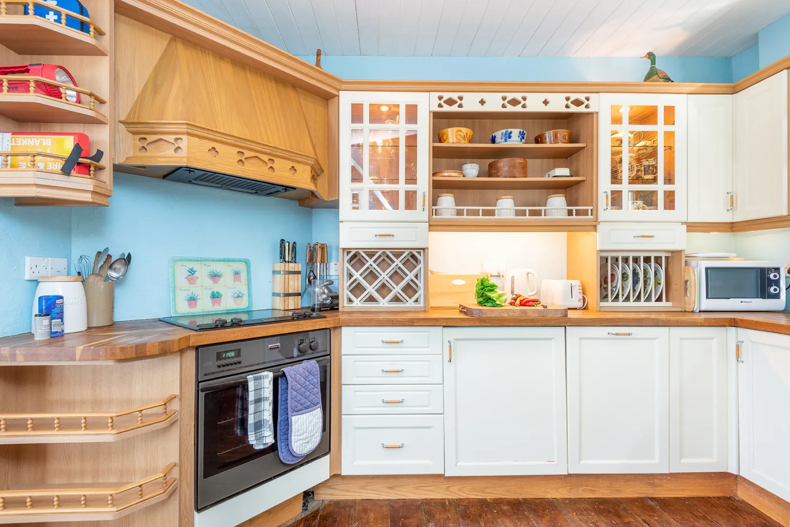 The kitchen.