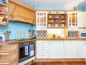 The kitchen.