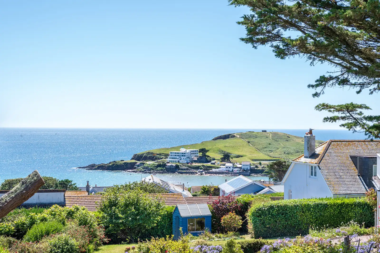 Views to Burgh Island.