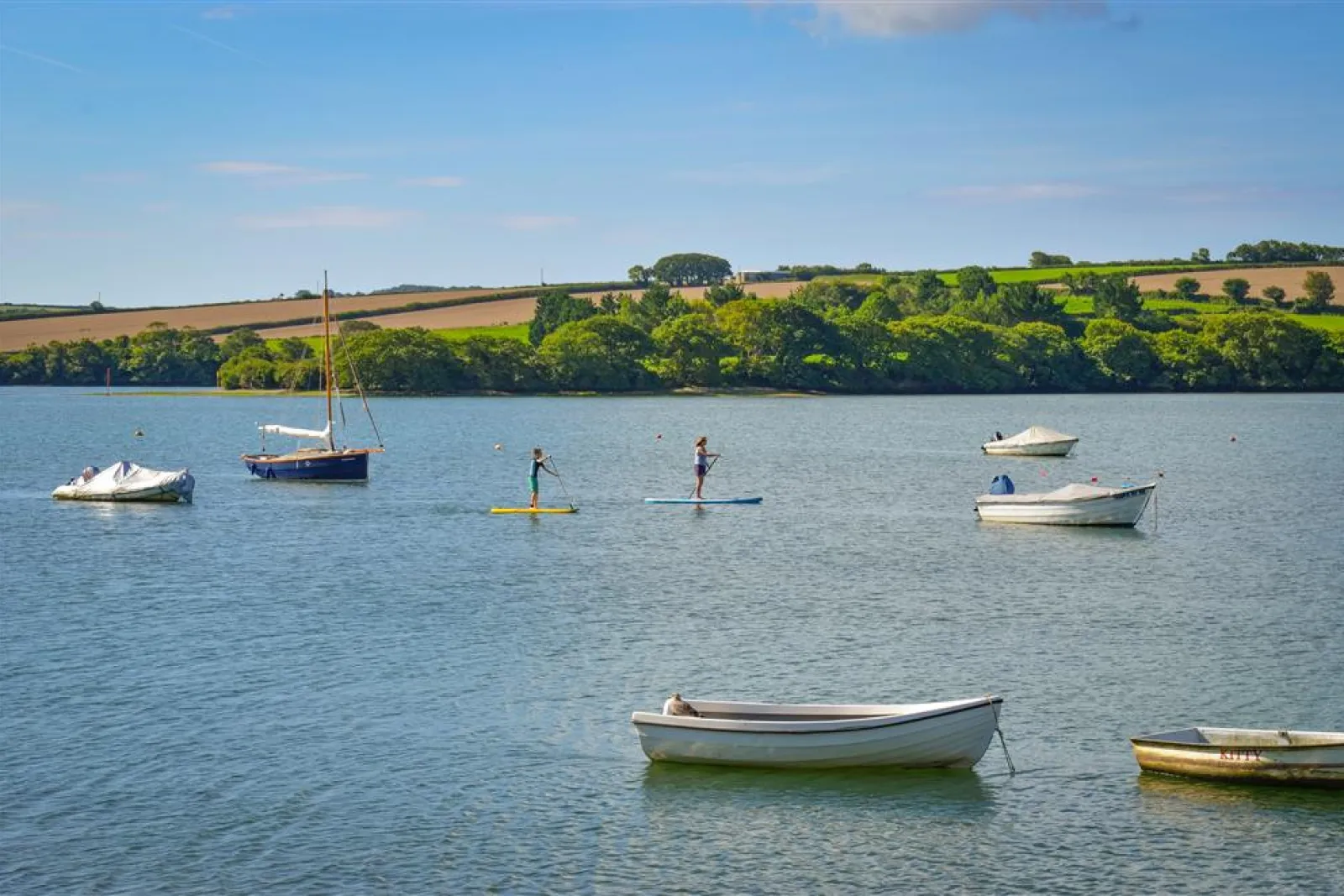 The creek, perfect for watersports and a two minute walk away.