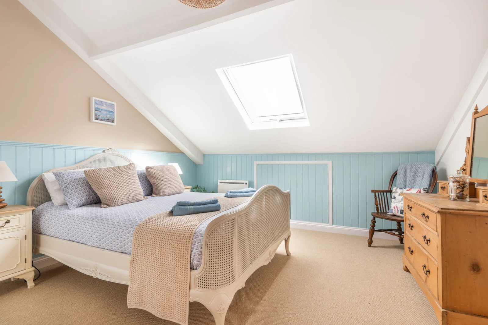 The lovely master bedroom. 