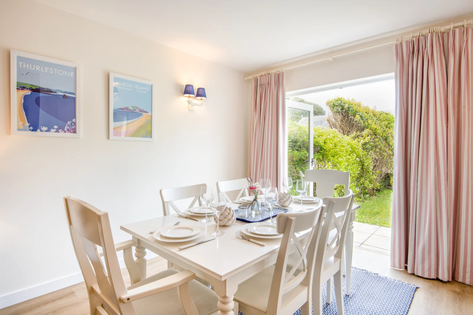 The dining area 