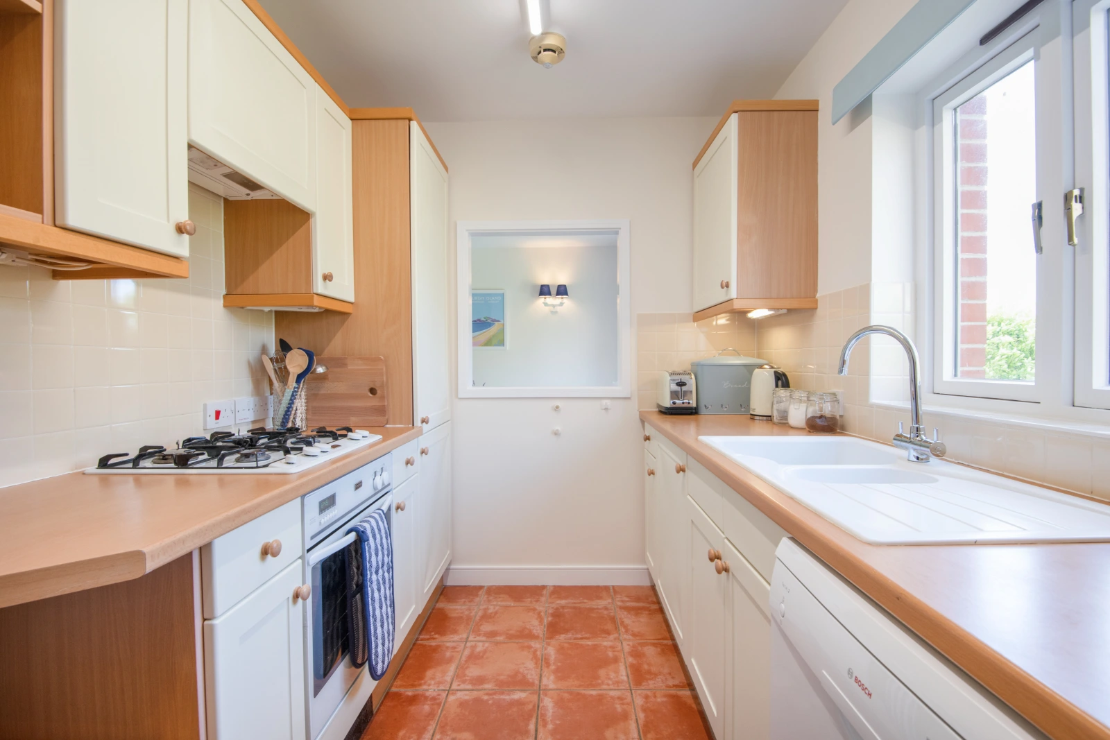 The kitchen 